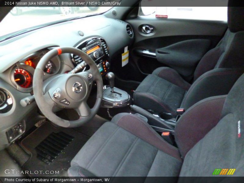 NISMO Cloth/Gray Interior - 2014 Juke NISMO AWD 