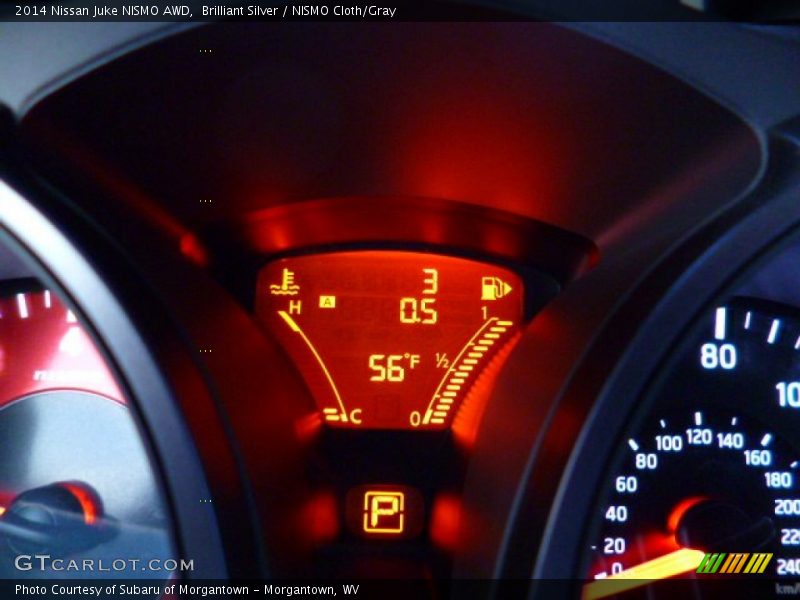 Brilliant Silver / NISMO Cloth/Gray 2014 Nissan Juke NISMO AWD