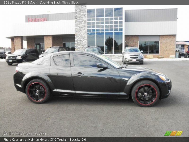 Sparkling Black Mica / Black 2011 Mazda RX-8 Sport