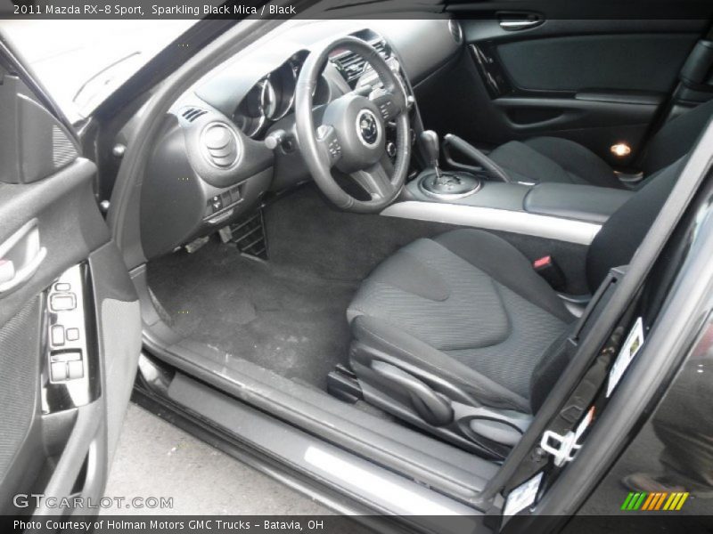 Sparkling Black Mica / Black 2011 Mazda RX-8 Sport