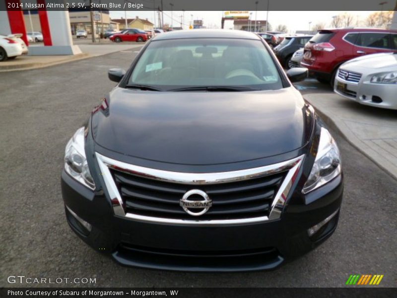 Storm Blue / Beige 2014 Nissan Altima 2.5 SV