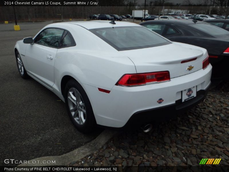 Summit White / Gray 2014 Chevrolet Camaro LS Coupe
