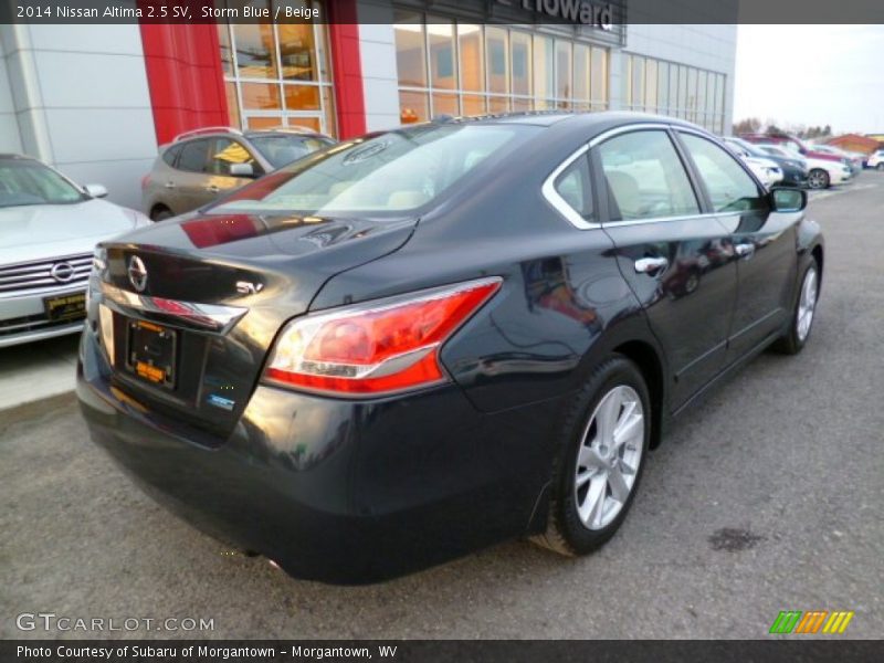 Storm Blue / Beige 2014 Nissan Altima 2.5 SV