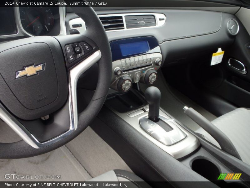 Summit White / Gray 2014 Chevrolet Camaro LS Coupe