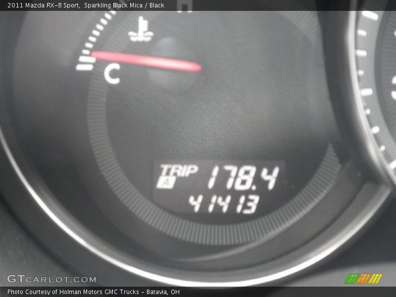 Sparkling Black Mica / Black 2011 Mazda RX-8 Sport