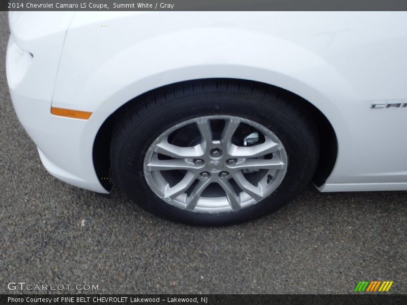 Summit White / Gray 2014 Chevrolet Camaro LS Coupe