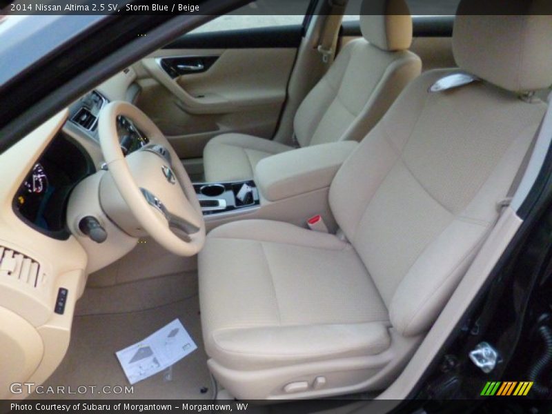 Storm Blue / Beige 2014 Nissan Altima 2.5 SV