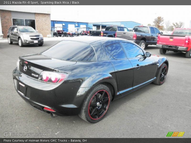 Sparkling Black Mica / Black 2011 Mazda RX-8 Sport