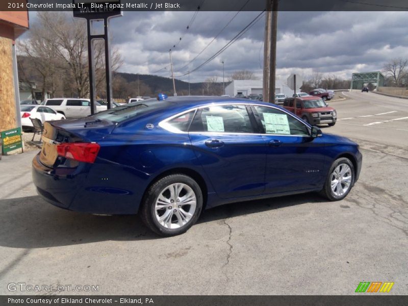 Blue Topaz Metallic / Jet Black 2014 Chevrolet Impala LT