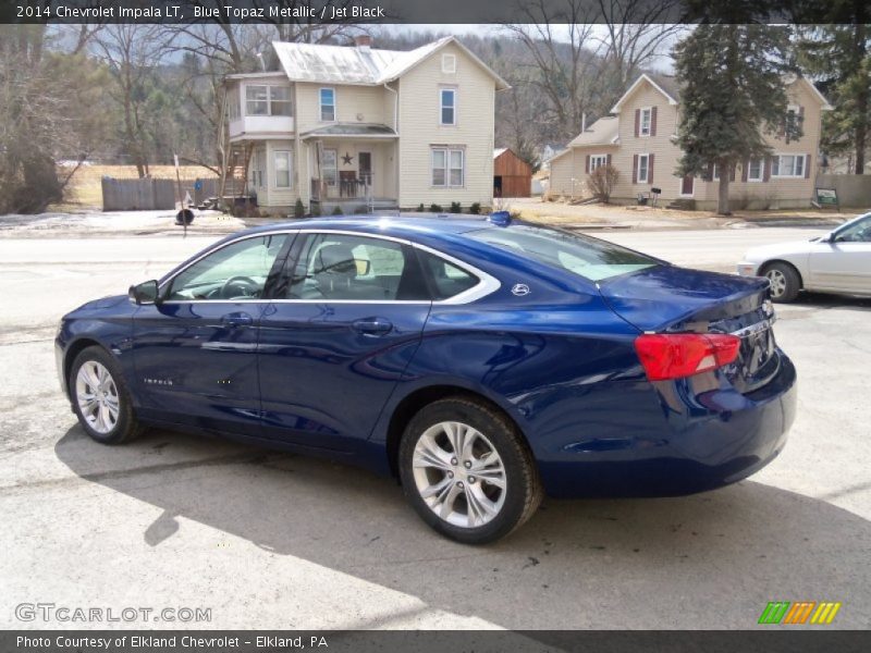 Blue Topaz Metallic / Jet Black 2014 Chevrolet Impala LT