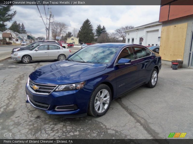 Blue Topaz Metallic / Jet Black 2014 Chevrolet Impala LT