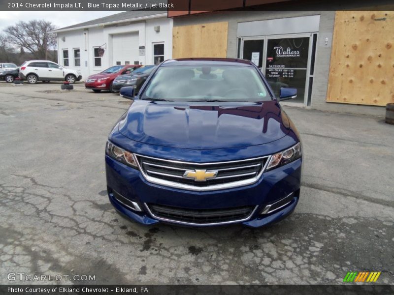 Blue Topaz Metallic / Jet Black 2014 Chevrolet Impala LT