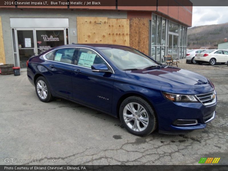 Blue Topaz Metallic / Jet Black 2014 Chevrolet Impala LT