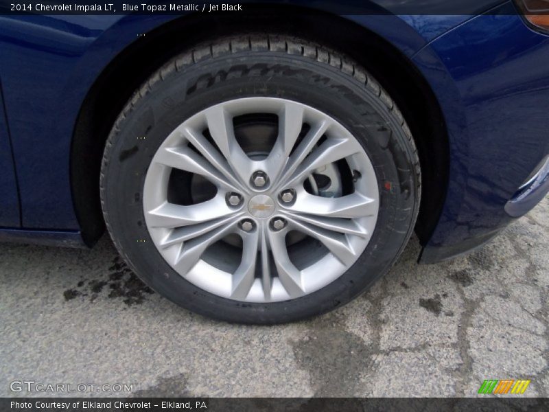 Blue Topaz Metallic / Jet Black 2014 Chevrolet Impala LT