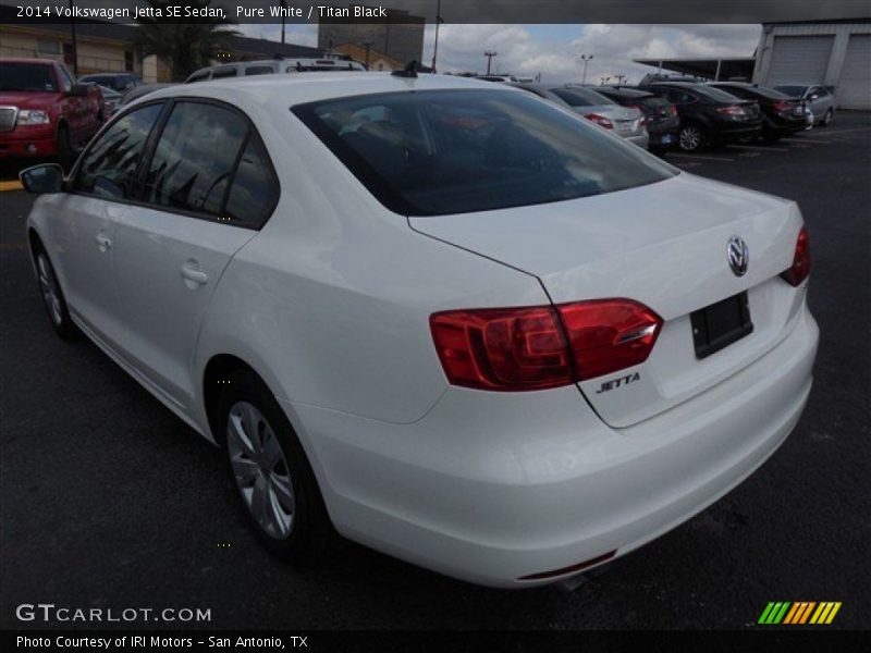 Pure White / Titan Black 2014 Volkswagen Jetta SE Sedan