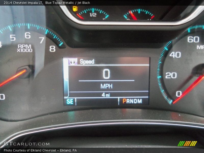 Blue Topaz Metallic / Jet Black 2014 Chevrolet Impala LT