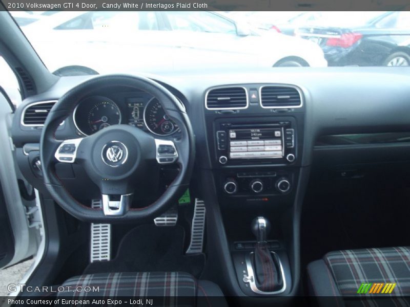 Candy White / Interlagos Plaid Cloth 2010 Volkswagen GTI 4 Door