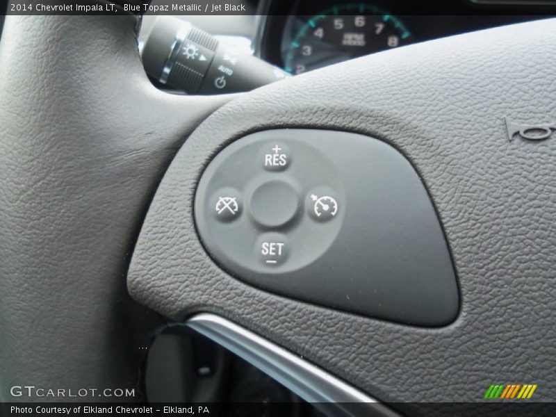 Blue Topaz Metallic / Jet Black 2014 Chevrolet Impala LT