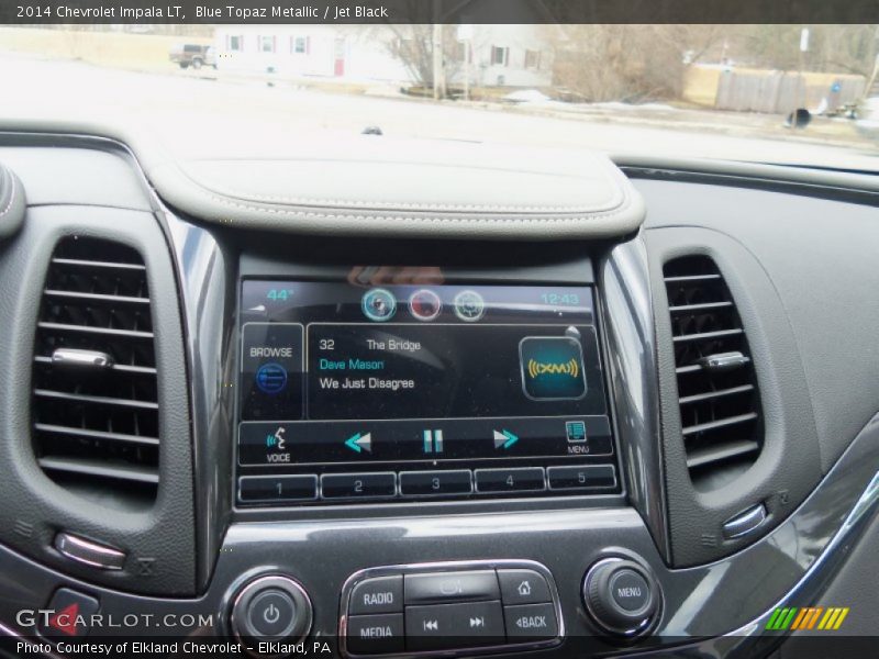 Blue Topaz Metallic / Jet Black 2014 Chevrolet Impala LT