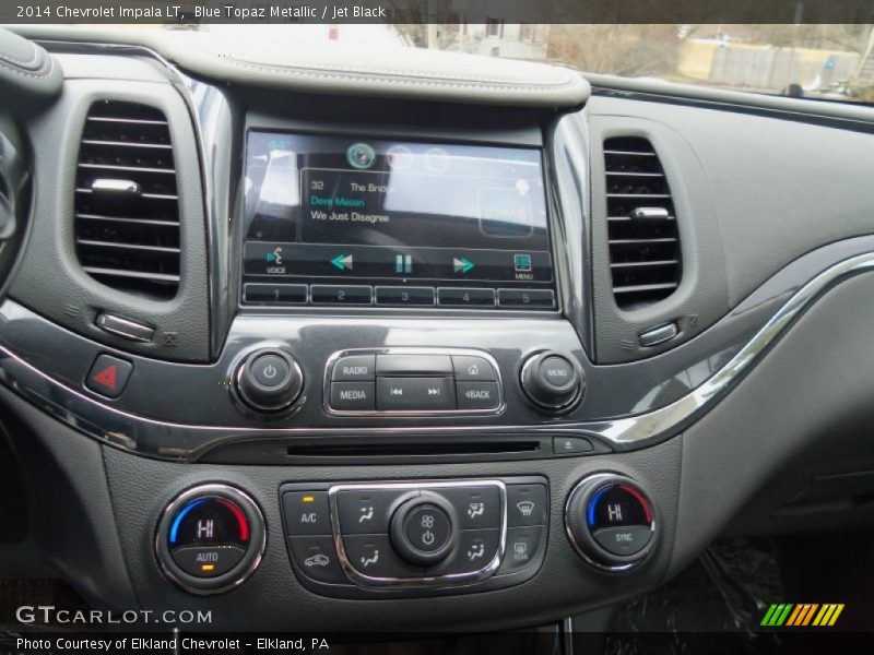 Blue Topaz Metallic / Jet Black 2014 Chevrolet Impala LT