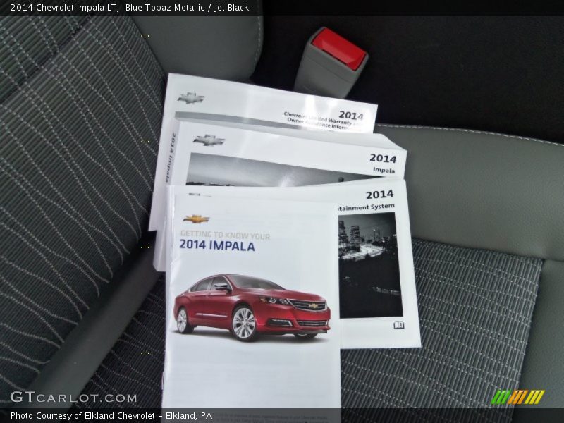 Blue Topaz Metallic / Jet Black 2014 Chevrolet Impala LT