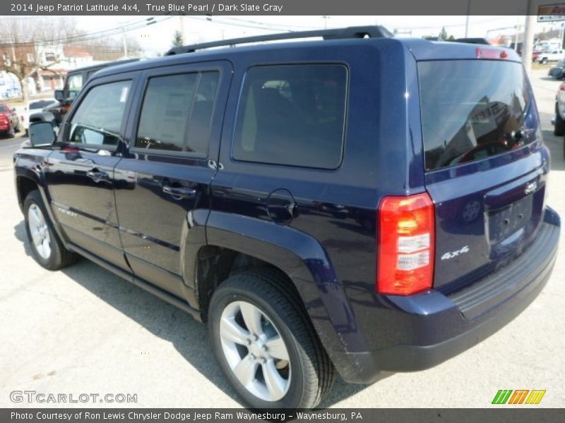 True Blue Pearl / Dark Slate Gray 2014 Jeep Patriot Latitude 4x4