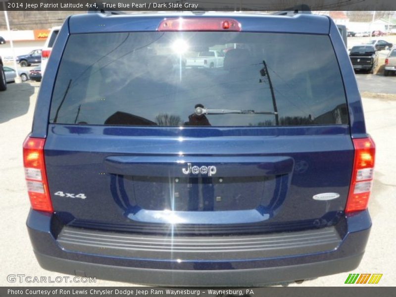 True Blue Pearl / Dark Slate Gray 2014 Jeep Patriot Latitude 4x4