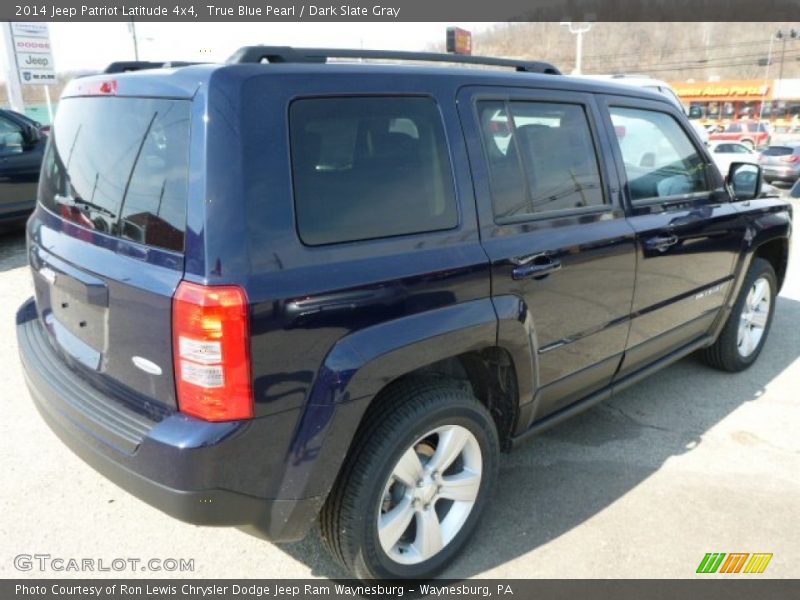 True Blue Pearl / Dark Slate Gray 2014 Jeep Patriot Latitude 4x4