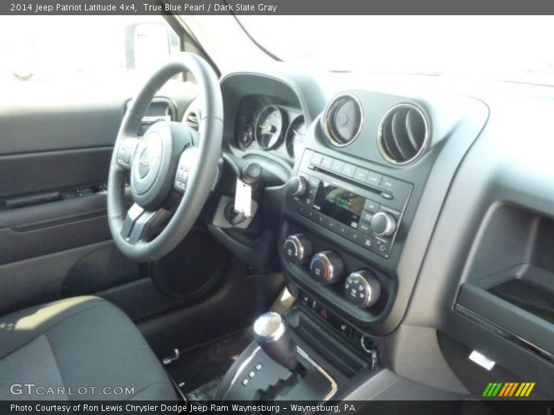 True Blue Pearl / Dark Slate Gray 2014 Jeep Patriot Latitude 4x4