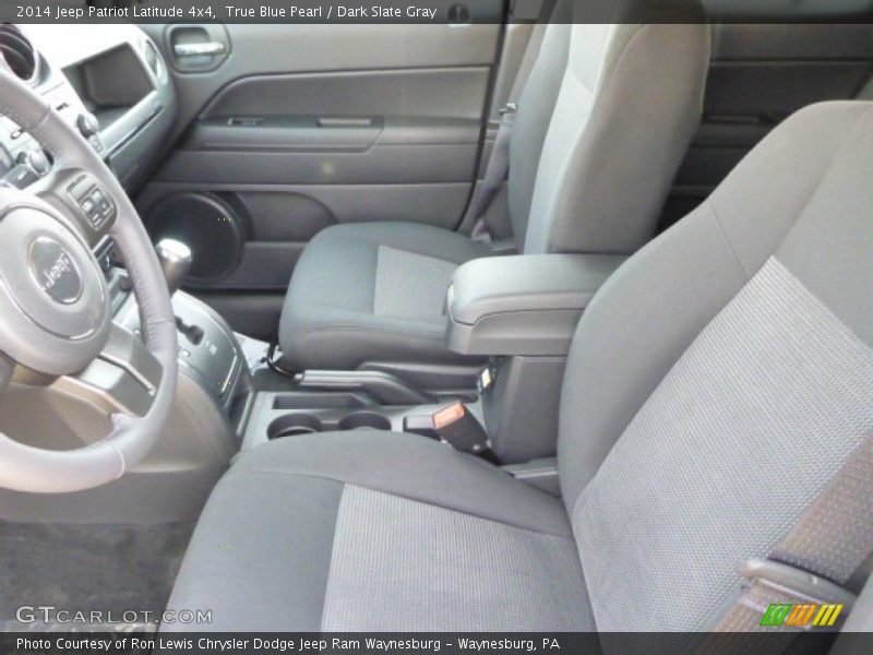 True Blue Pearl / Dark Slate Gray 2014 Jeep Patriot Latitude 4x4