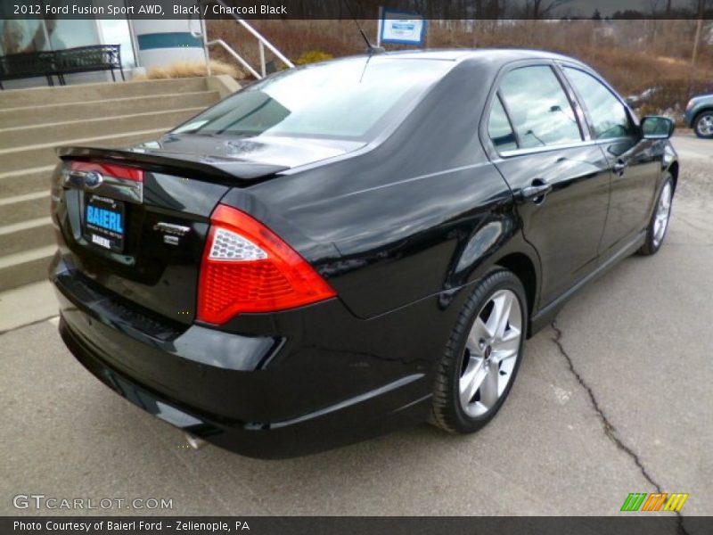 Black / Charcoal Black 2012 Ford Fusion Sport AWD