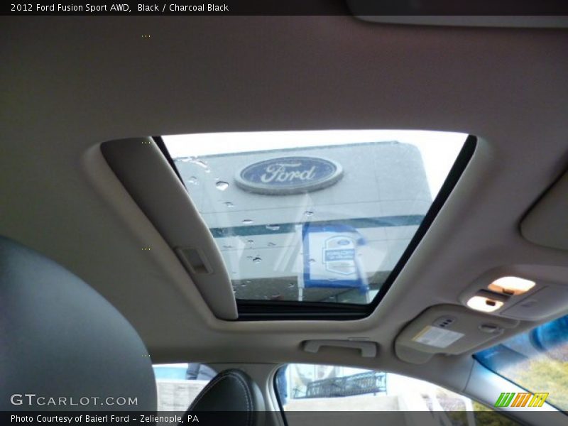 Black / Charcoal Black 2012 Ford Fusion Sport AWD