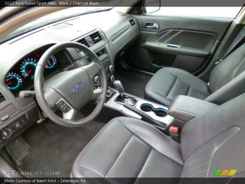 Charcoal Black Interior - 2012 Fusion Sport AWD 