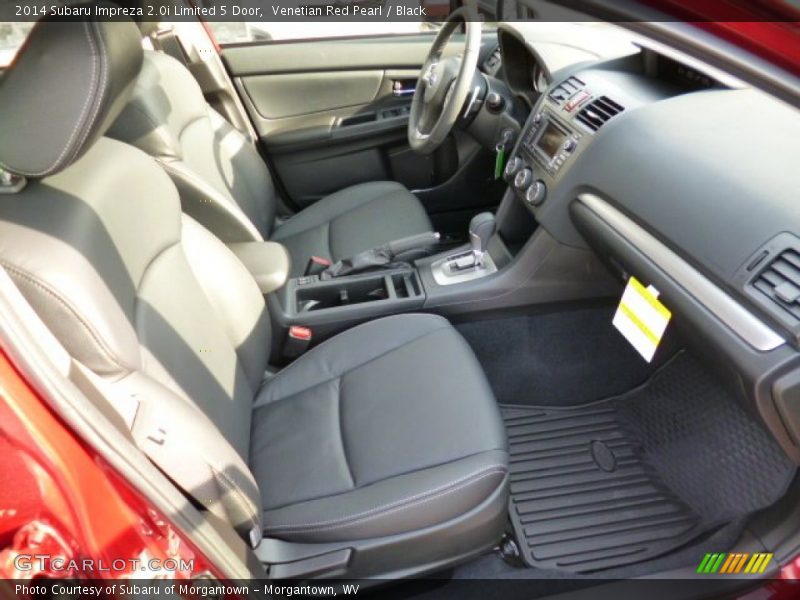 Venetian Red Pearl / Black 2014 Subaru Impreza 2.0i Limited 5 Door