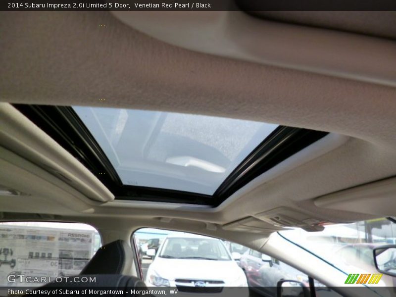 Venetian Red Pearl / Black 2014 Subaru Impreza 2.0i Limited 5 Door