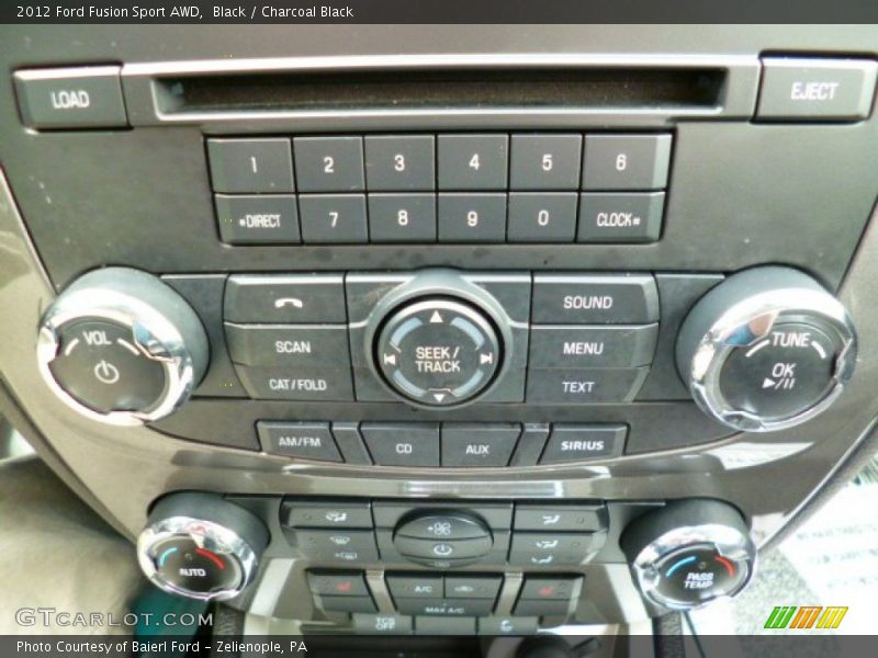Controls of 2012 Fusion Sport AWD