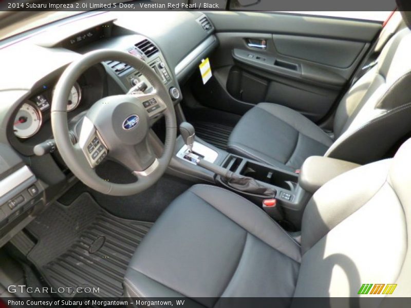  2014 Impreza 2.0i Limited 5 Door Black Interior