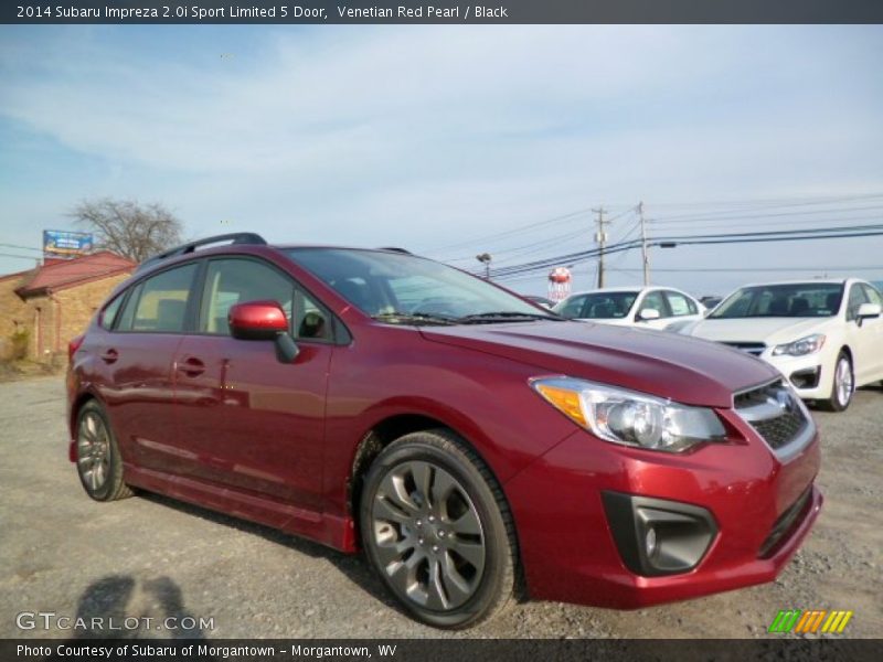 Venetian Red Pearl / Black 2014 Subaru Impreza 2.0i Sport Limited 5 Door