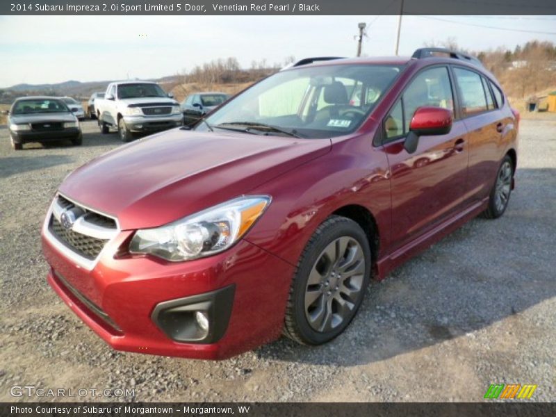 Venetian Red Pearl / Black 2014 Subaru Impreza 2.0i Sport Limited 5 Door