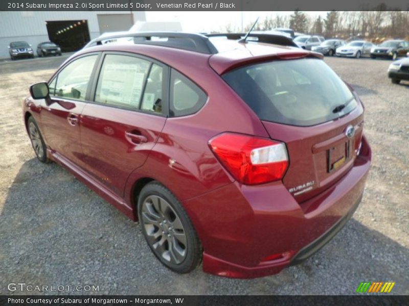 Venetian Red Pearl / Black 2014 Subaru Impreza 2.0i Sport Limited 5 Door
