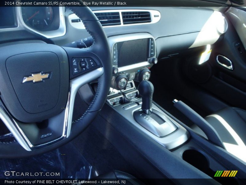 Blue Ray Metallic / Black 2014 Chevrolet Camaro SS/RS Convertible