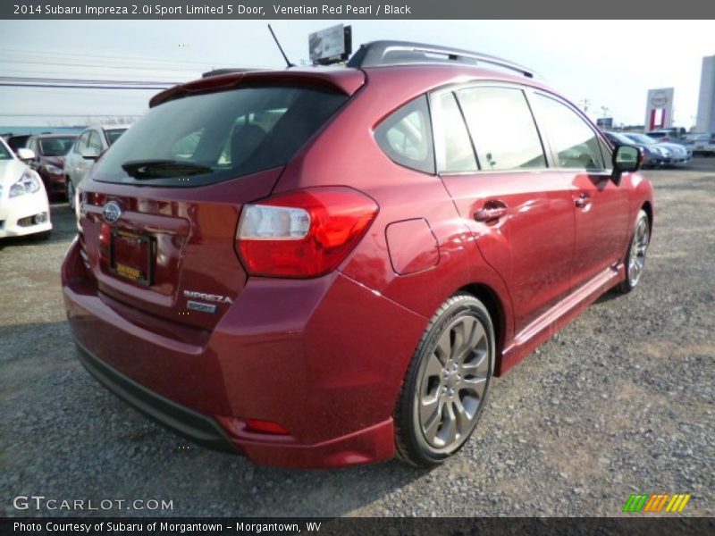 Venetian Red Pearl / Black 2014 Subaru Impreza 2.0i Sport Limited 5 Door