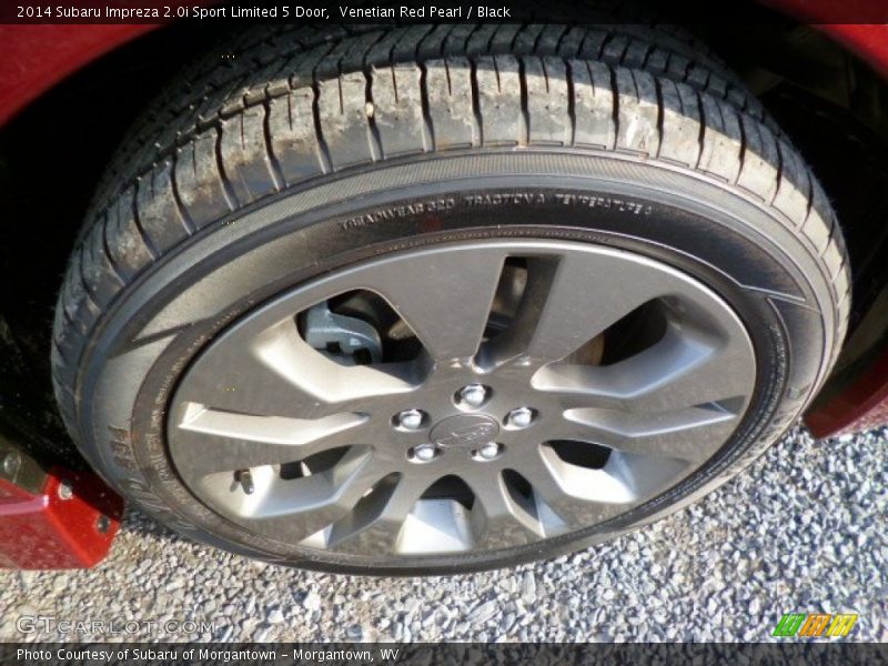 Venetian Red Pearl / Black 2014 Subaru Impreza 2.0i Sport Limited 5 Door