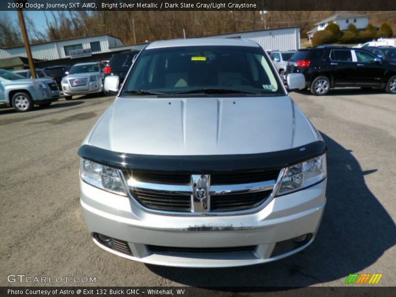 Bright Silver Metallic / Dark Slate Gray/Light Graystone 2009 Dodge Journey SXT AWD