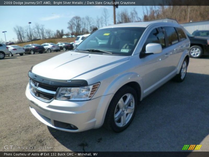 Bright Silver Metallic / Dark Slate Gray/Light Graystone 2009 Dodge Journey SXT AWD