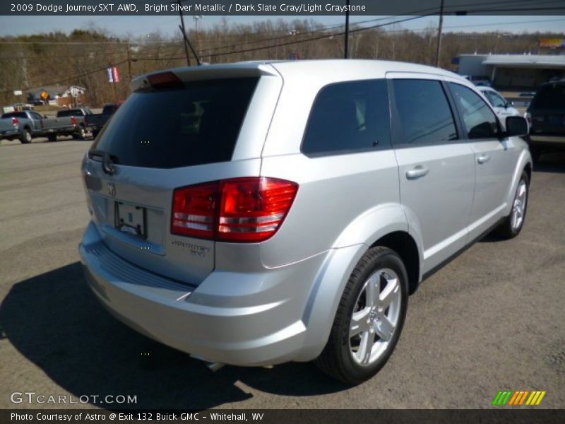 Bright Silver Metallic / Dark Slate Gray/Light Graystone 2009 Dodge Journey SXT AWD