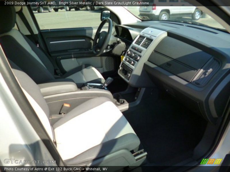 Bright Silver Metallic / Dark Slate Gray/Light Graystone 2009 Dodge Journey SXT AWD