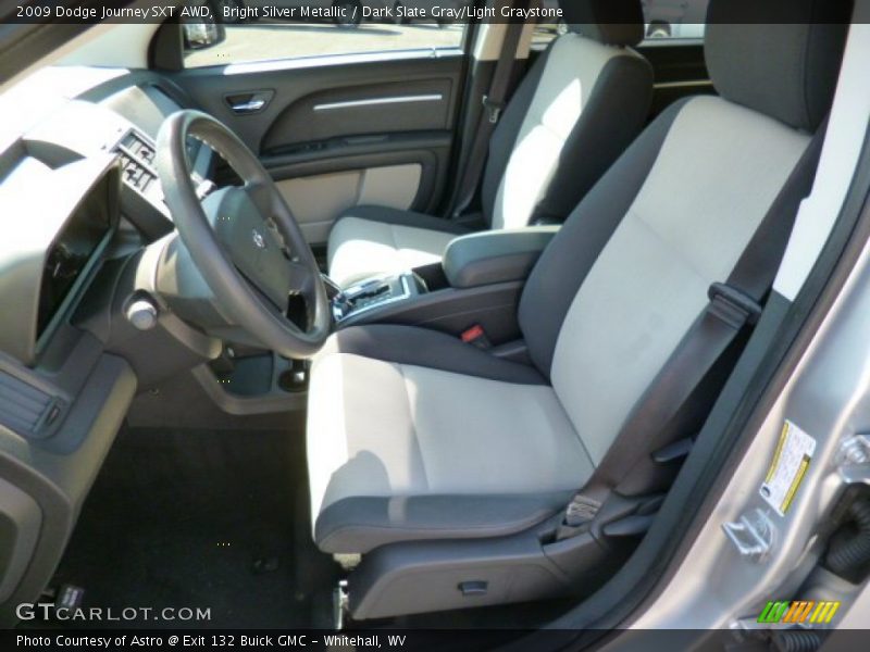 Bright Silver Metallic / Dark Slate Gray/Light Graystone 2009 Dodge Journey SXT AWD