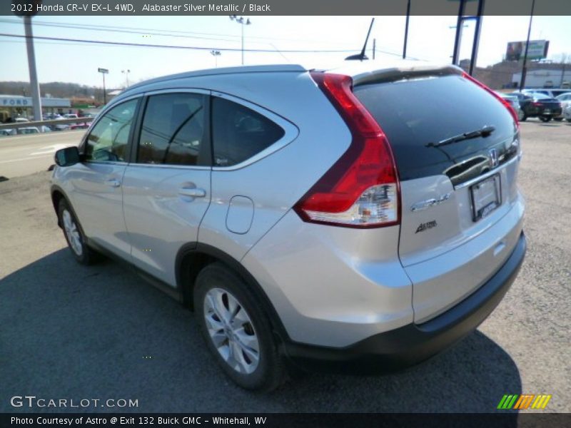 Alabaster Silver Metallic / Black 2012 Honda CR-V EX-L 4WD