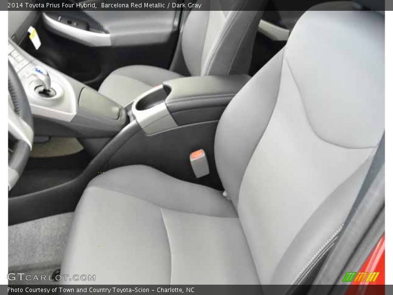 Barcelona Red Metallic / Dark Gray 2014 Toyota Prius Four Hybrid